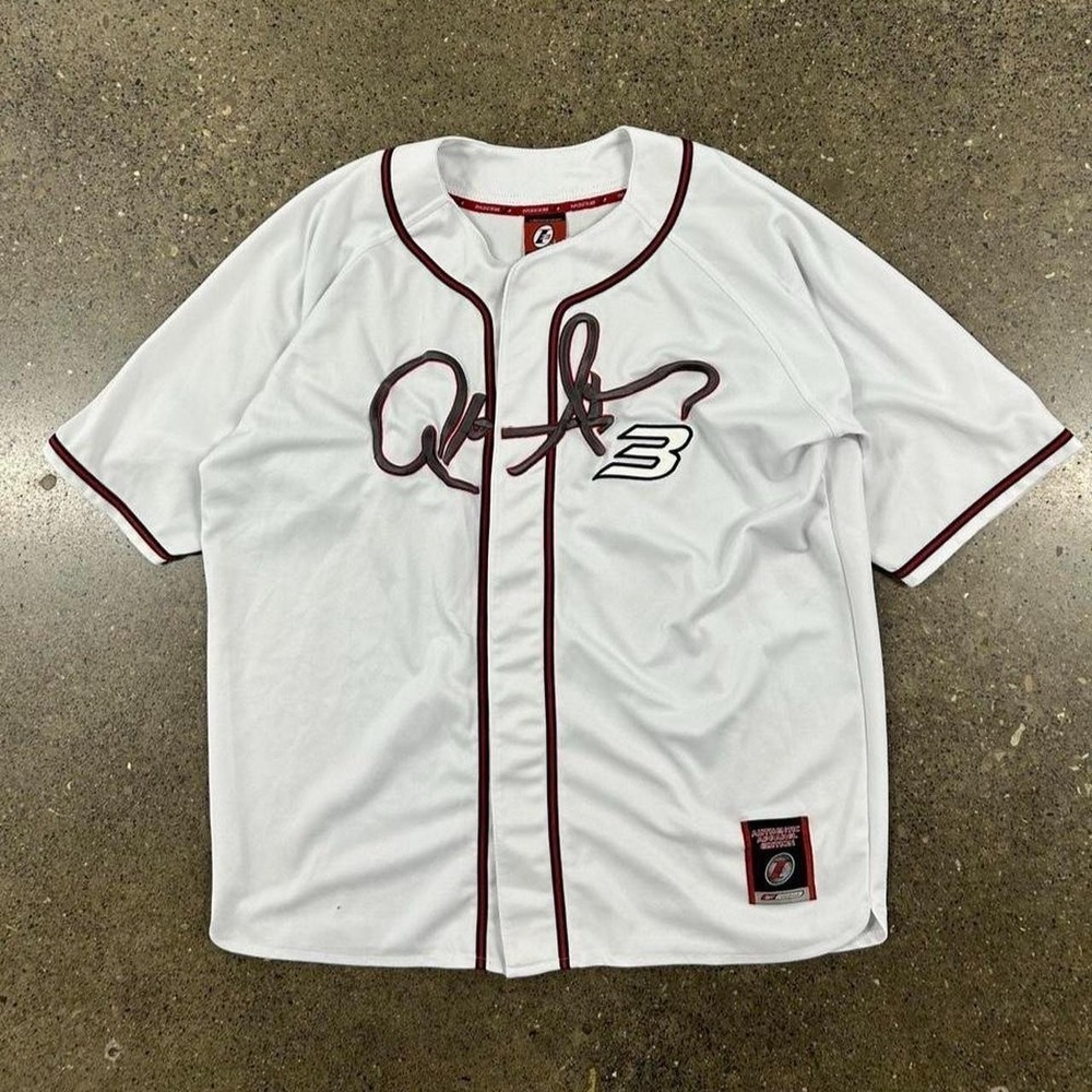 Vintage 90s Allen Iverson I3 Limited Edition Y2K Baseball Jersey (Size L)